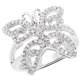 0.58 CT Genuine White Diamond 14K