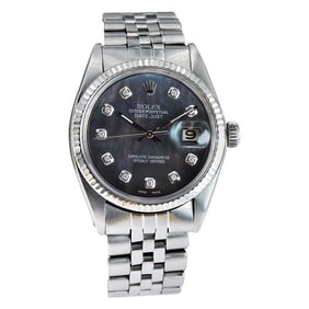 Rolex Steel Datejust with Custom Made