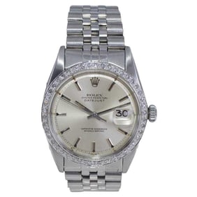 Rolex Stainless Steel Datejust with Diamond