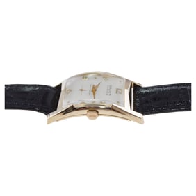 Gruen Yellow Gold Filled Art Deco