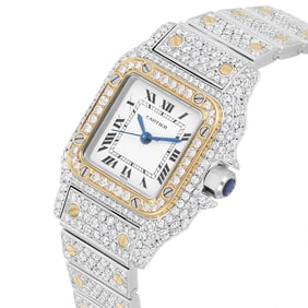 Cartier Santos Stainless Steel & 18K