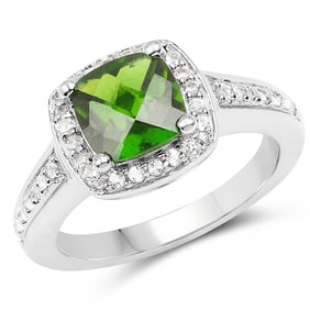 1.67 CT Genuine Chrome Diopside &