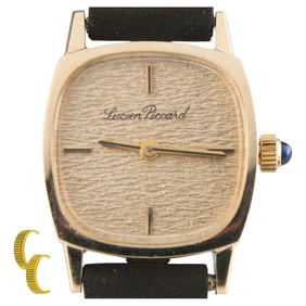 14k Yellow Gold Lucien Piccard Womens