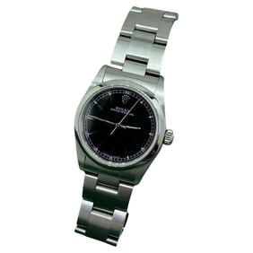 Rolex Oyster Perpetual Ref 77080 Black