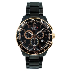 Buler Sea Quest Chronograph Black Stainless