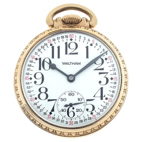 Waltham Vanguard 10k Rolled Gold Pocket