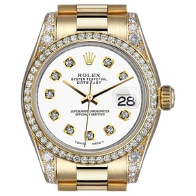 Rolex Presidential 18kt Gold White Diamond