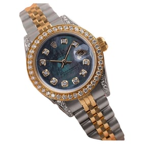Rolex Ladies Datejust Two Tone Diamond