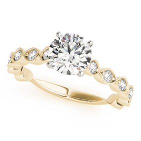 1.25 ctw Certified VS/SI Diamond Ring 18k Yellow Gold