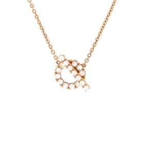 Hermes Finesse Pendant Necklace 18K Rose