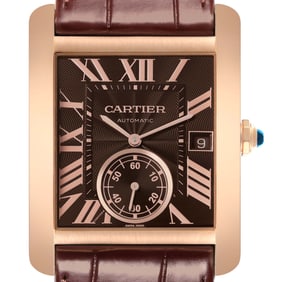 Cartier Tank MC Rose Gold Brown