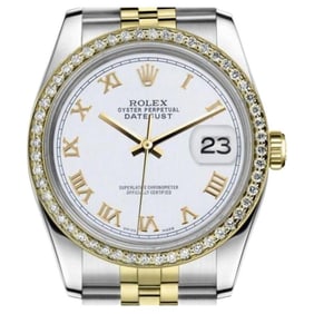Rolex Ladies Datejust Vintage Diamond Bezel