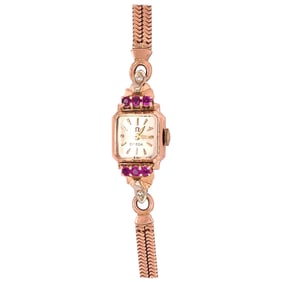 14 Karat Yellow Gold Omega Ladies
