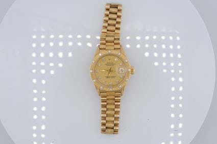 Rolex Lady-Datejust, ref:69288, in 18k yellow