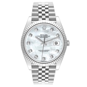 Rolex Datejust 41 Steel White Gold