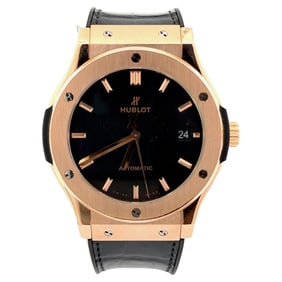 Hublot 18k Rose Gold Classic Fusion