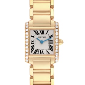 Cartier Tank Francaise Yellow Gold Diamond