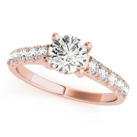 2.1 ctw Certified VS/SI Diamond Ring 18k Rose Gold