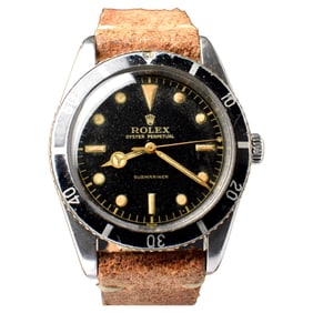 Rolex Submariner Small Crown Gilt Black
