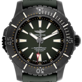 Breitling Superocean 48 Green Dial Titanium