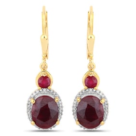 5.29 CT Dyed Ruby and White