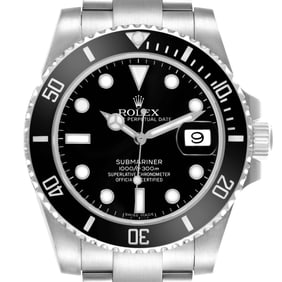 Rolex Submariner Date Black Dial Steel