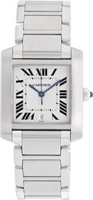 Cartier Tank Francaise W51002Q3 Stainless Steel