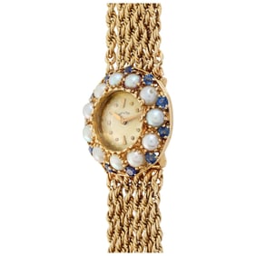 Hamilton watch on six strands chain