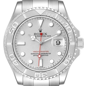 Rolex Yachtmaster 40mm Steel Platinum Dial