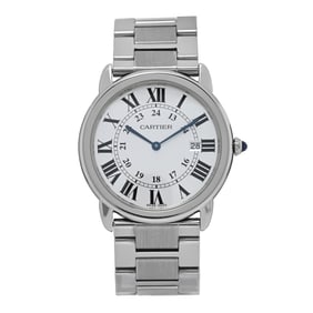 Cartier Stainless Steel 36mm Ronde Solo