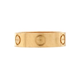 Cartier Love Band Ring 18K Yellow