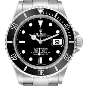 Rolex Submariner Date Black Dial Steel