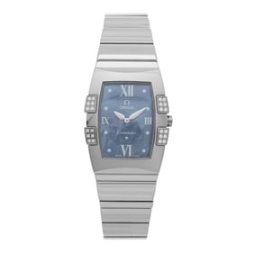 Omega Stainless Steel Diamond Blue Mother