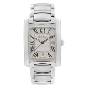 Ebel Brasilia Stainless Steel White Roman