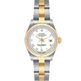 Rolex Datejust White Roman Dial Steel