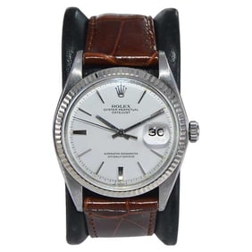 Rolex Steel Datejust with Rare Original