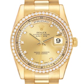 Rolex President Day-Date Yellow Gold String