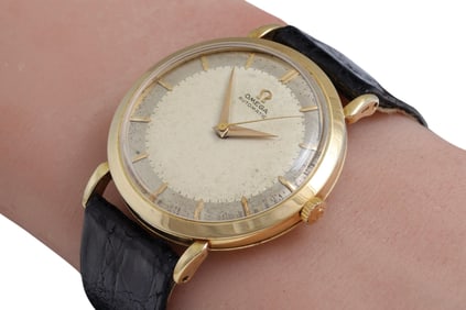 18 Kt Gold Omega Automatic, Caliber