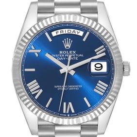 Rolex President Day-Date 40 Blue Dial