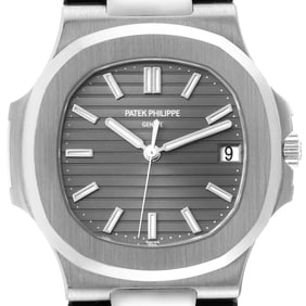 Patek Philippe Nautilus White Gold Black