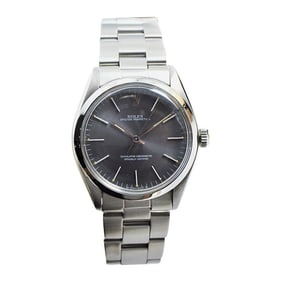 Rolex Steel Perpetual with Original Charcoal