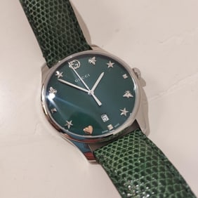 Gucci Timeless Green Watch