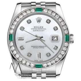 Rolex Datejust 69173 White Mother Of