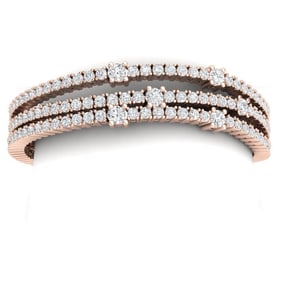 15 ctw Certified VS/SI Diamond Bracelet 18K Rose Gold
