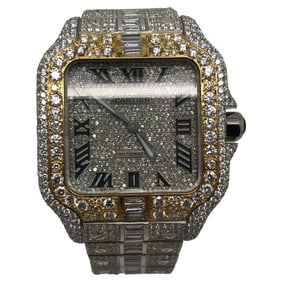 Custom Iced Out VS1 Emerald Cut