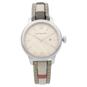 Burberry The Classic Round Steel Silver