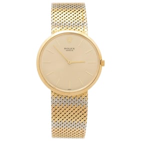 Vintage Rolex 18 Karat Tricolor Watch
