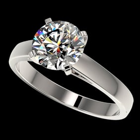 2 ctw Certified Quality Diamond Engagment Ring 10k White Gold
