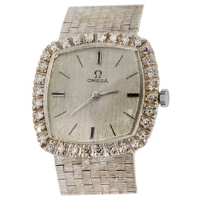 Omega Ladies Wrist Watch, 18 Karat