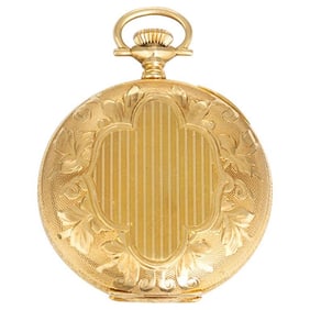 Hampden Yellow Gold Engraved Hunting Case